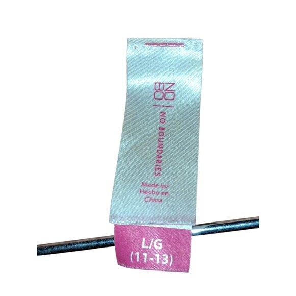 No Boundaries Coral Open Knit Fringe Cardigan Vest Womens L Boho Festival - Picture 4 of 5